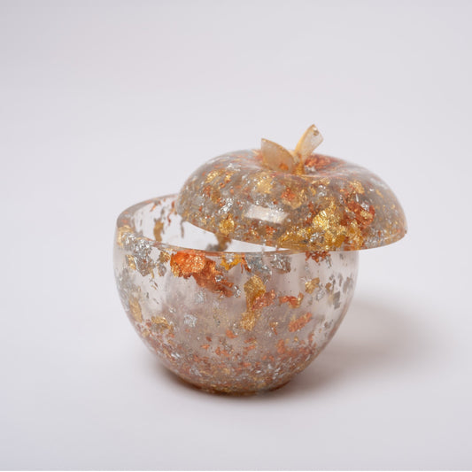 Resin Apple Honey Jar