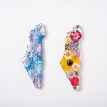 Resin Israel Mezuzah Case