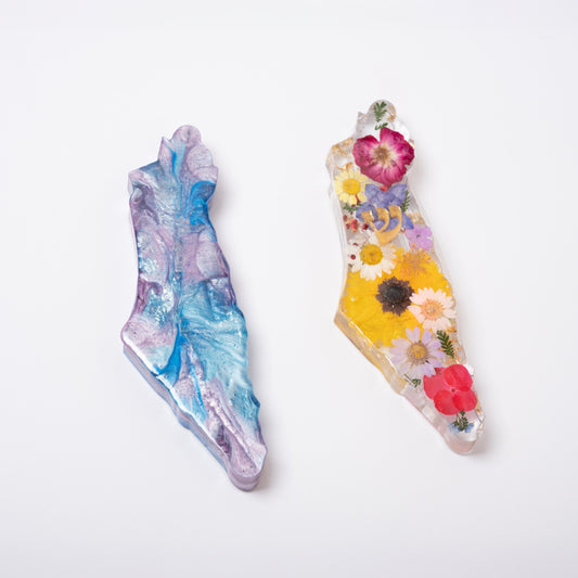 Resin Israel Mezuzah Case